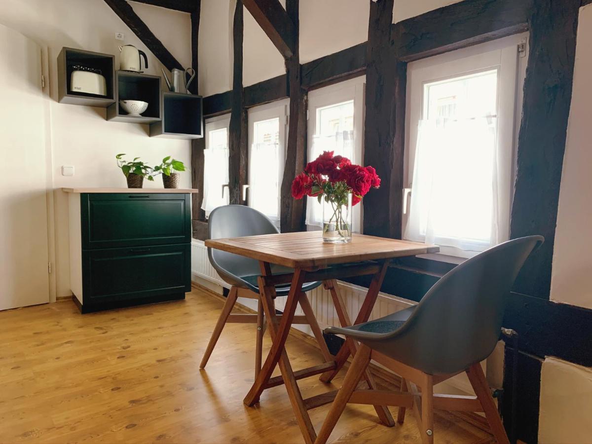 Historische Ferienwohnung mit Kamin in Lich Exterior foto